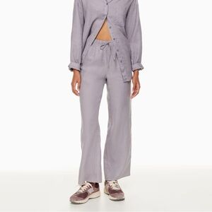 Aritzia Wilfred NWT Purple Linen Pants